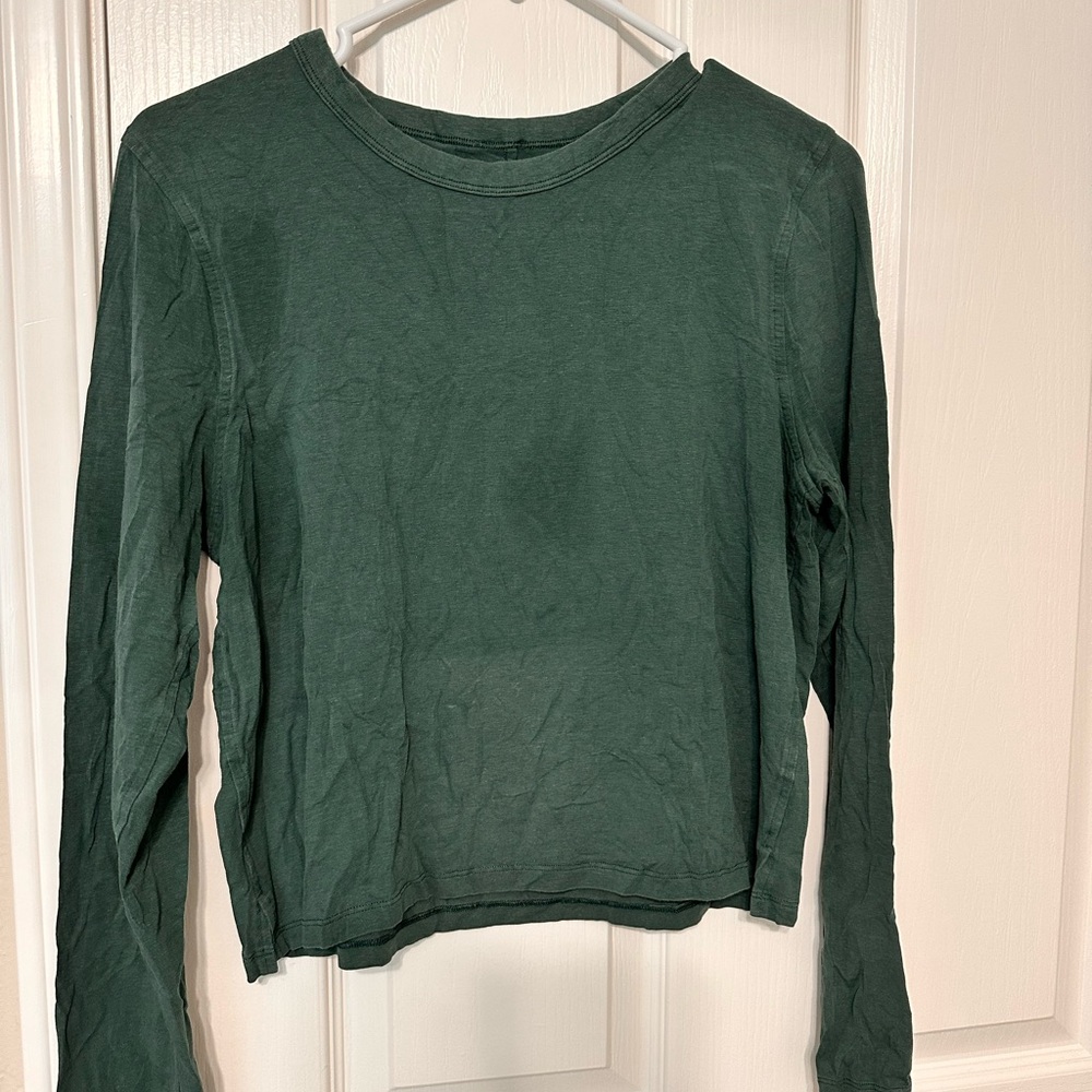 lululemon athletica Green Long Sleeve Top